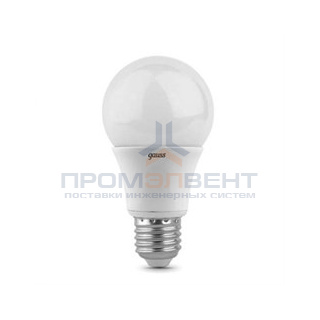 Лампа Gauss A60 7W 680lm 3000K E27 LED 1/10/50