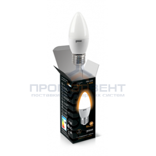 Лампа Gauss LED Candle 4W E14 2700K 1/10/50