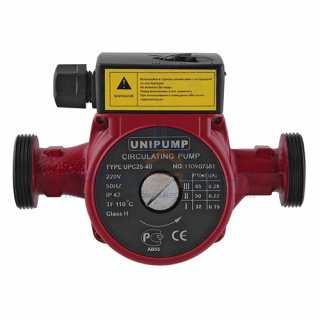 Насос циркуляционный UNIPUMP UPС 25-200 230 (1,0 кВт, Hmax 20 м, Qmax 200 л/мин, однофазный)