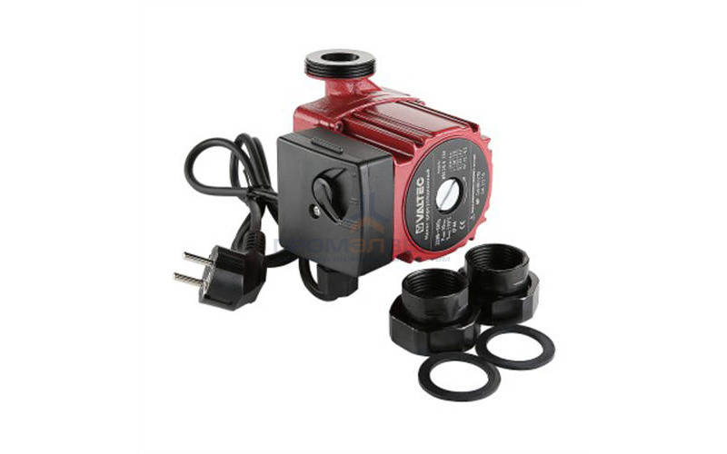 Насос циркуляционный VALTEC VRS 25/8-180 - 0,182 кВт (однофазный, PN10, Hmax 8 м, чугун)