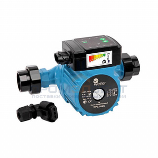 Насос циркуляционный Wester WPE 25-40G - 0,022 кВт (однофазный, Hmax 4 м, Qmax 41 л/мин)