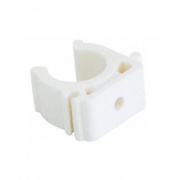 Клипса для труб KALDE - 16 (для полипропиленовых труб, цвет белый)