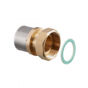 Переход на накидную гайку Oventrop Cofit P - 16x2.0 x 3/4" (прессовой, бронза)