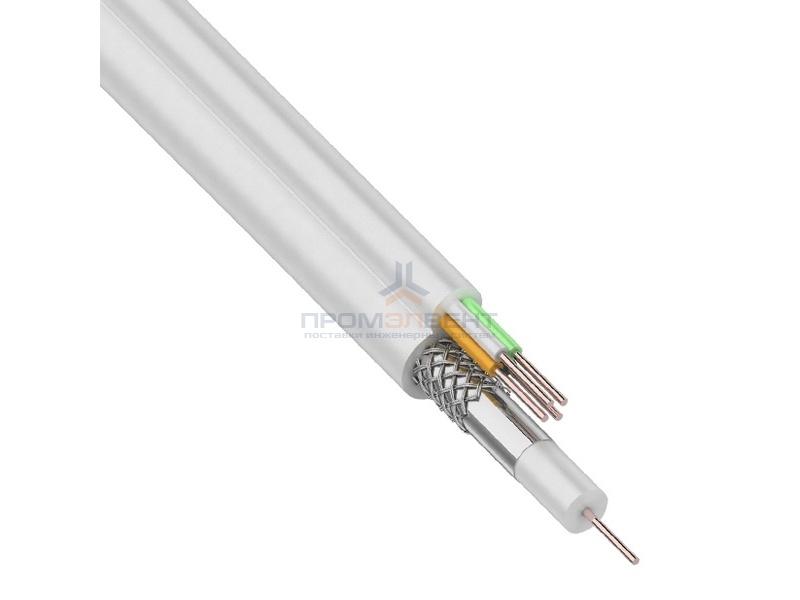 Кабель видеонаблюдения ККСВ-В 3c-2v + 4х0,5мм  [бухта 100м]