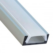 Профиль для светодиодной ленты LED CAB262 накладной 15,2х6,5мм (11мм) алюминиевый 2 метра
