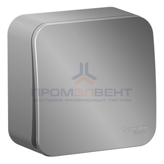 Переключатель 1-клавишный (cх.6) Blanca Schneider Electric 10А 250В алюминий изол.пластина